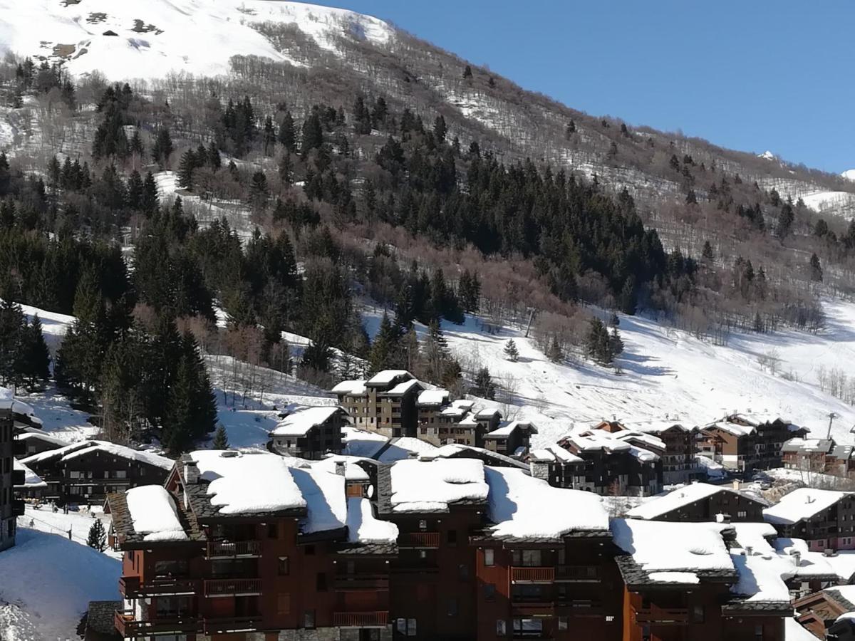 Valmorel Studio Skis Aux Pieds Exterior foto